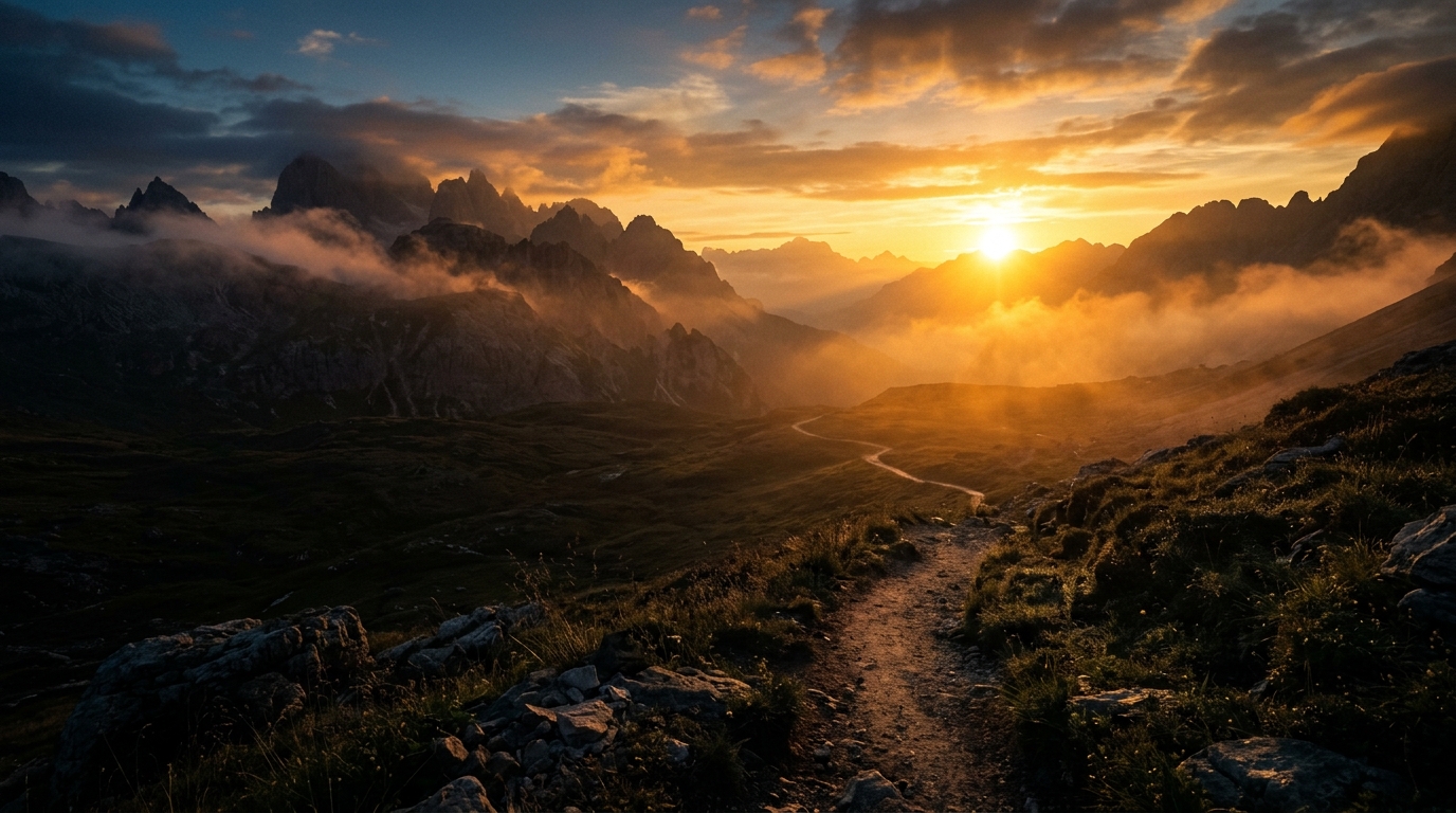 New beginning sunrise